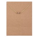 Ladies' Delicate Necklace with Pendant G762 7