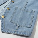 Ladies' Denim Gilet P1679 6