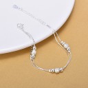 Ladies' Double Bracelet with Beads 3