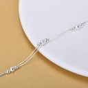 Ladies' Double Bracelet with Beads 4