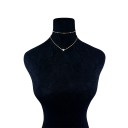 Ladies' Double Necklace with Heart 5