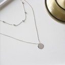 Ladies' Double Necklace with Pendant D425 2