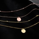Ladies' Double Necklace with Pendant D425 8