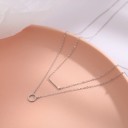 Ladies' Double Necklace with Pendant D534 6