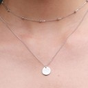 Ladies' Double Necklace with Pendant D606 5