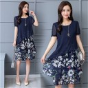 Ladies' Dress with Layered Skirt 7