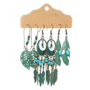 Ladies' Drop Earrings 3 Pairs 9