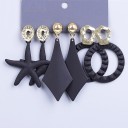Ladies' Drop Earrings 3 Pairs G392 33