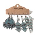 Ladies' Drop Earrings 3 Pairs J450 6
