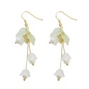 Ladies' Drop Earrings Flowers C1106 1