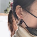 Ladies' Drop Earrings Mask 7