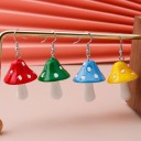 Ladies' Drop Earrings Mushrooms 10