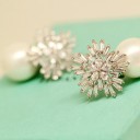 Ladies' Drop Earrings Pearl G173 5