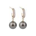 Ladies' Drop Earrings Pearl 6