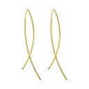 Ladies' Drop Earrings Sticks R115 2