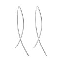 Ladies' Drop Earrings Sticks R115 1