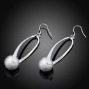 Ladies' Drop Earrings with a Ball 5