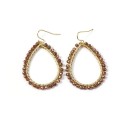 Ladies' Drop Earrings with Beads G1388 3