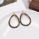 Ladies' Drop Earrings with Beads G1388 8