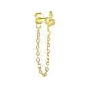 Ladies' Drop Earrings with Chain 24