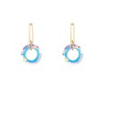 Ladies' Drop Earrings with Crystal G730 1