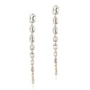 Ladies' Drop Earrings with Crystals G1294 6