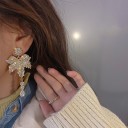 Ladies' Drop Earrings with Crystals G1430 3