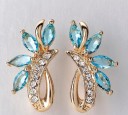 Ladies' Drop Earrings with Crystals G1467 2