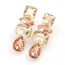 Ladies' Drop Earrings with Crystals G688 1