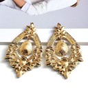 Ladies' Drop Earrings with Crystals G971 4