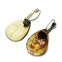 Ladies' Drop Earrings with Drawing 9