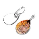 Ladies' Drop Earrings with Drawing 16