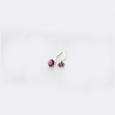 Ladies' Drop Earrings with Gemstone R80 3