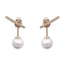 Ladies' Drop Earrings with Pearl G293 1