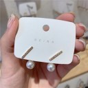 Ladies' Drop Earrings with Pearl G293 3