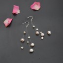 Ladies' Drop Earrings with Pearls R111 3