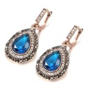 Ladies' Drop Earrings with Pendant G923 3