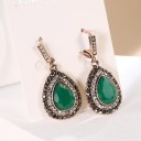 Ladies' Drop Earrings with Pendant G923 7