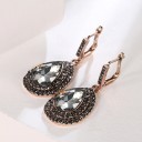 Ladies' Drop Earrings with Pendant G923 8
