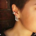 Ladies' Drop Earrings with Stones H847 6