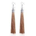 Ladies' Drop Earrings with Tassel G167 12