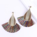 Ladies' Drop Earrings with Tassel G580 24
