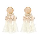 Ladies' Drop Earrings with Tassel G597 4