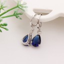 Ladies' Drop Earrings with Zircon G588 2