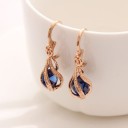 Ladies' Drop Earrings with Zircon G588 3