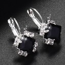 Ladies' Drop Earrings with Zirconia G1203 2