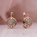 Ladies' Drop Earrings with Zirconia G1507 3