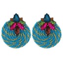 Ladies' Drop Earrings with Zirconia G202 21