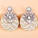 Ladies' Drop Earrings with Zirconia G202 52