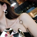 Ladies' Drop Earrings with Zirconia G221 5